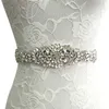Ceintures de mariage en cristal pour femmes ceinture de robe de mariée en strass de luxe accessoires de mariage de mariée ceinture en ruban de Satin ceinture ceinture