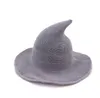 Witch Hat Diversified Along The Sheep Wool Cap Knitting Fisherman Hat Female Fashion Witch Pointed Basin Bucket for Halloween GB1089