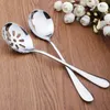 Stainless Kitchen Accessories Steel Scoop colander Mesh Hot Pot Filter Scoop Food Strainer Sliver Cooking Tools NO432