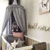 Asılı Çocuklar Bebek Yatak Kubbe Yatak Canopy Pamuk Cibinlik Çocuklar Için Okuma Oynarken Yatak Örtüsü Perde Ev Dekor