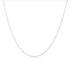 Fashion jewelry 925 sterling Silver 1MM Round beads Slub chain Necklace 16"/18"/20"/22"/24" /26"//28" /30" for Pendants 30pcs/lot