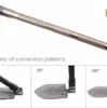 2017 Nowy styl Profesjonalny wojskowy taktyczna wielofunkcyjna Łopata na zewnątrz Camping Survival Folding Spade Tool Equipment 7251454