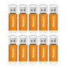 Orange Bulk 200PCS 256Mo USB 20 Flash Drive Rectangle Thumb Pen Drives Flash Memory Stick Stockage pour Ordinateur Portable Tablette Macb2378224