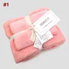 2pcs/set Coral Fleece Face Towel 34*85cm Bath Towel 75*150cm Highly Absorbent Adults Kids Home Bathroom Hotel Face Bath Towel