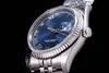AR log type 36mm orologio di lusso 3135 mouvement montres 904L bracelet en acier fin montres de créateur verre saphir étanche