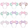 Baby Hair Sticks Mouse Ears Hair Band15 Color Glitter Sequins Bows Donut Headband Children Cosplay Headdress Hoop Kids Hair Accessories