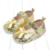 Новая причудливая детская девочка Bling Seecess Shoes Kids Lovely Ant-Slip Those Bowknot Prewalk Casual Kids