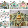 Couvertures à capuche Wearable Throw Blanket Kids Sherpa FleeceBlankets Air ConditioningBlanket Camping Travel 12 Designs Facultatif YW3954-ZWL