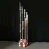 8heads / 12頭）通路の背の高い金属の花の立場の結婚式の装飾のための立場Senyu0017