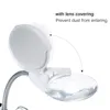 Freeshipping 3.5x 10x LED Light Loupe Förstoringsglas med hjälp av tredje hand Alligator Clip Stand Svetsning Lödning upplysta glasögon Förstoring