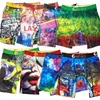 Unisex Technical Underwear Women Men Sport Short Boxer Dry Fit Swimming Trunks Pants Graffiti Print Beach Short Leggings A120301