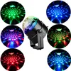 Sound Aktiviert Rotierenden Disco Ball Party Lichter Strobe Licht 3W RGB LED Bühne Lichter Für Weihnachten Home KTV Weihnachten hochzeit Show