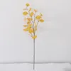 DIY plantas artificiais França Eucalyptus folha elegante Dinheiro casamento Decoração Simulação planta viva Falso Decoração do quarto