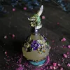Buntes Lampwork-Glas im Antik-Stil, leerer Parfümbehälter, Heim-/Hochzeitsdekoration, nachfüllbare Parfümflasche, schöne Parfümflasche