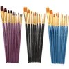 Runde spitzen Spitze Pinsel Nylon Haarkünstler Acrylfarben Pinsel für Acrylöl Aquarell Gesichtsnägelkunst Miniatur Details