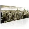 New York Building Staty Design Canvas Print Wall Art Modern Hem dekoration Välj färgstorlek ingen ram multicolor264k