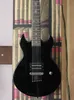 Custom Shop Wash Scott Ian Signature SI 75 Occasion Black SG Guitare électrique Double pan coupé, 1 micro chevalet, incrustation Pentastar, accordeurs Grover