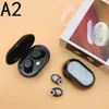 A2-TWS Mini Kablosuz Bluetooth 5.0 Kulaklık Spor Kulak A2 Kulaklıklar Stereo Sürüş Tüm Phone için Kutusu Şarj ile Earbuds çağrılması