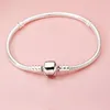 Women Mens Bracelets 925 Sterling Silver DIY Charms Jewelry for Pandora Moments Snake Chain Bracelet with Original box High quality