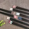 Natura Drewniane Chopsticks Japoński Chopstick Dzieci Klepiecki Kije Suszi Kije Dzieci Chiński prezent wielokrotnego użytku dla jedzenia