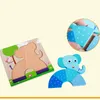 Dziecko 3d puzzle zwierząt stereoskopowe Grass Deska układanki Zarząd Gęsto Zagęszczone Dziecięce Drewniane Zabawki Edukacyjne Zabawki Treningowe
