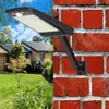 Oświetlenie bezpieczeństwa Światła słoneczne Wodoodporna Wodoodporna Lampa Słoneczna Czujnik Motion Wall Light Street Garden Remote Spotlight