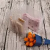 Finestra trasparente Candy Cookies Cake Flower Hanging Bag Bomboniera a mano per regalo Decora Bag yq01826