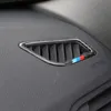 Estilo do carro saída de ar adesivos fibra carbono lantejoulas decoração capa guarnição para bmw 1 2 3 4 5 7 série x1 x3 x4 x5 x6 f30 f10 f15 f16254316