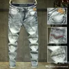 New Mens en détresse en détresse jeans jeans Slim Fit Motorcycle Biker Denim for Men Fashion Designer Hip Hop Hop Mens Jeans diesel Luxury J9549772