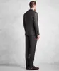 Mörkgrå Weddinng Tuxedos Mäns Klassiska kostymer Blzaer Byxor Vest Busines Men Formell Kostym