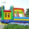 Китайская фабрика китайского фабрики на летнем игровом доме надувной замок Gonflable Kids Bouncer Combo со слайдом