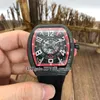 vanguard watch NEW V 45 SC DT ICON I LCK Japan Miyota Automatic Mens Watch Carbon Fiber Case Skeleton Dial Gents Sport Watches