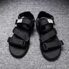 NEWEST European Brand designer Sandalsmen Summer Sandals black white BLUE Anti-slipping Quick-drying Outdoor slippers Soft Water Shoe