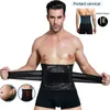 Nouveau mâle Abdomen Fitness taille ceinture hommes ceinture ventre corps sculptant Shaper Corset Cummerbunds garder ventre minceur ceintures R00286672250