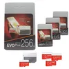 2021 최신 제품 128GB 64GB 32GB EVO Plus Micro SD TF 카드 256GB UHSI Class10 DHL 45PCS1239046