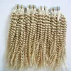 Tape In Human Hair Extensions 80pcs Bleach Blonde 200G 10 to 26 Inch Machine Made Remy Hair On Adhesives Tape PU Skin Weft Invisible