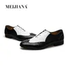 Meijiana Moda para hombre zapatos formales de cuero cómodo negro ltalian hombres zapatos