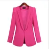 2019 Nieuwe plus size dames zakelijke pakken Spring Autumn AllMatch Women Blazers Jackets Korte slanke longsleeve blazer vrouwen passen CJ191201