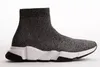 Diseñador de lujo Botas de punto Zapatos Speed-Trainer Negro Rojos Mr Porter Triple Blacks Calcetines planos de moda Zapatilla de deporte Speed Trainer Runner