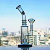 매트릭스 Perc Percolator Bongs 워터 파이프 Beaker Dab Rigs Hockahs Bubbler 흡연 유리 파이프 14mm 유리 그릇