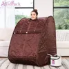 Sauna portable pour une personne avec télécommande Sauna à vapeur personnel 2L Sauna thérapeutique Spa à domicile pour la perte de poids Detox Relaxation slim