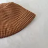 Nueva moda Otoño Invierno mujeres pescador gorras mujer color sólido lana tejido plano cubo sombreros calle tendencia gorra mujer Stingy Brim sombreros