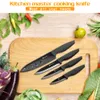 YKC Coobess Märke 3 \ "4 \" 5 \ "6 \" Keramisk kniv Top Grade Black Blade Black Handle Kitchen Kniv 3 Piece Set