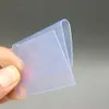 Plastique PVC étiquette de prix signe étiquette affichage Clip support clair supermarché magasin bois verre étagère montage 100pc