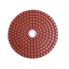 10 Stück 5 Zoll D125 mm Schleifpads für die Bearbeitung von Steinoberflächen, 7 Schritte, flexible Diamant-Nasspolierpads für Winkelschleifer
