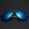 (9-cores) óculos de sol polarizados masculinos liga de metal condução óculos 100% uv400 proteção óculos óculos estilo piloto masculino A143