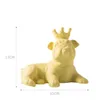 Абстракция Животное Собака Статуя Бульдог Ангел Солнцезащитные очки Керамическая ArtCraft Office Творческая гостиная Обои для рабочего стола