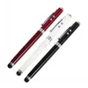 4in1 caneta capacitiva caneta laser laser caneta de toque para samsung ipad caneta esferográfica capacitância laser para iphone x xs max 7 8 x