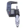 Freeshipping Digital Micrometer 0.001Mm Electronic Micrometer Caliper Gauge Chrome Plated Outer Diameter Micrometer