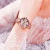 Dom Women Quartz Watches Stylish Fashion Diamond Female Wristwatch Luxury Brand Waterproof Watch Women Gold G-1258GK-9MF301L
